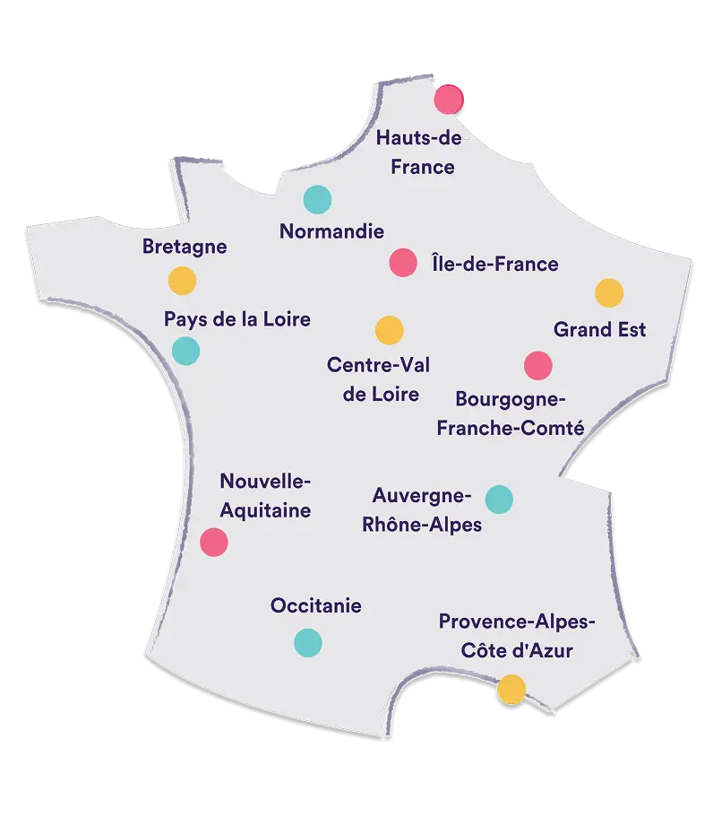 Carte des agences Cozynergy en France